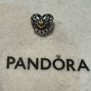 Pandora two-toned charm